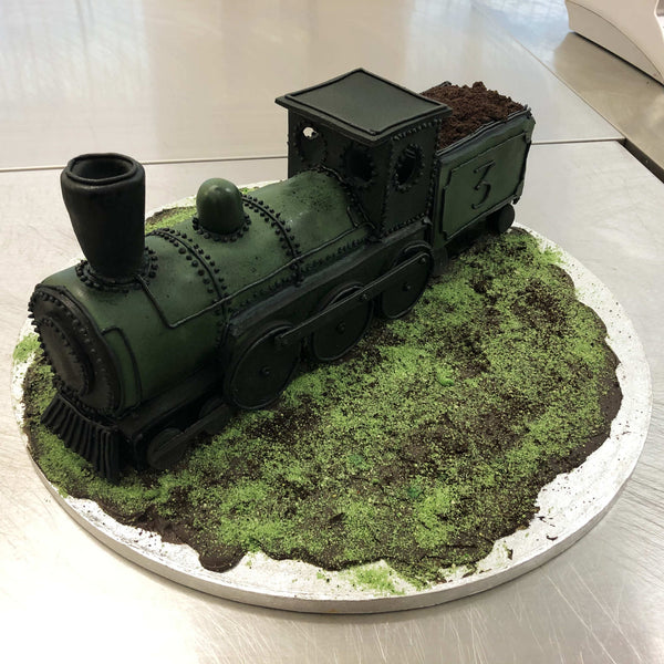 Train cake for a 3rd Birthday