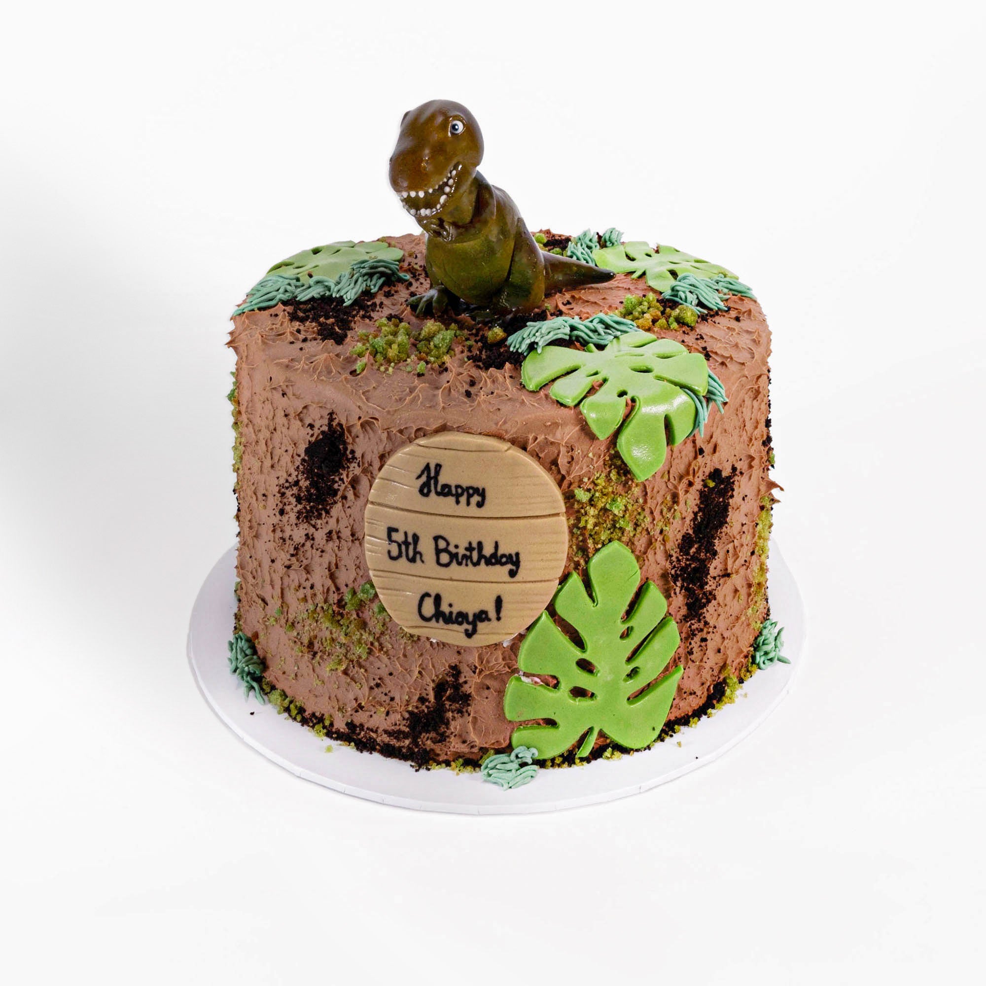 Dinosaur Velociraptor Personalised Round Edible Birthday Cake Topper Decoration | UK Dinosaur Velociraptor Personalised Round Edible Birthday Cake Topper Decoration | UK