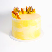 Load image into Gallery viewer, &#39;Free From&#39; White Chocolate Passionfruit Cake (GF)
