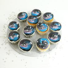Load image into Gallery viewer, Galaxy Cupcakes
