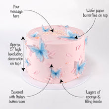 Load image into Gallery viewer, &#39;Free From&#39; Butterfly Cake
