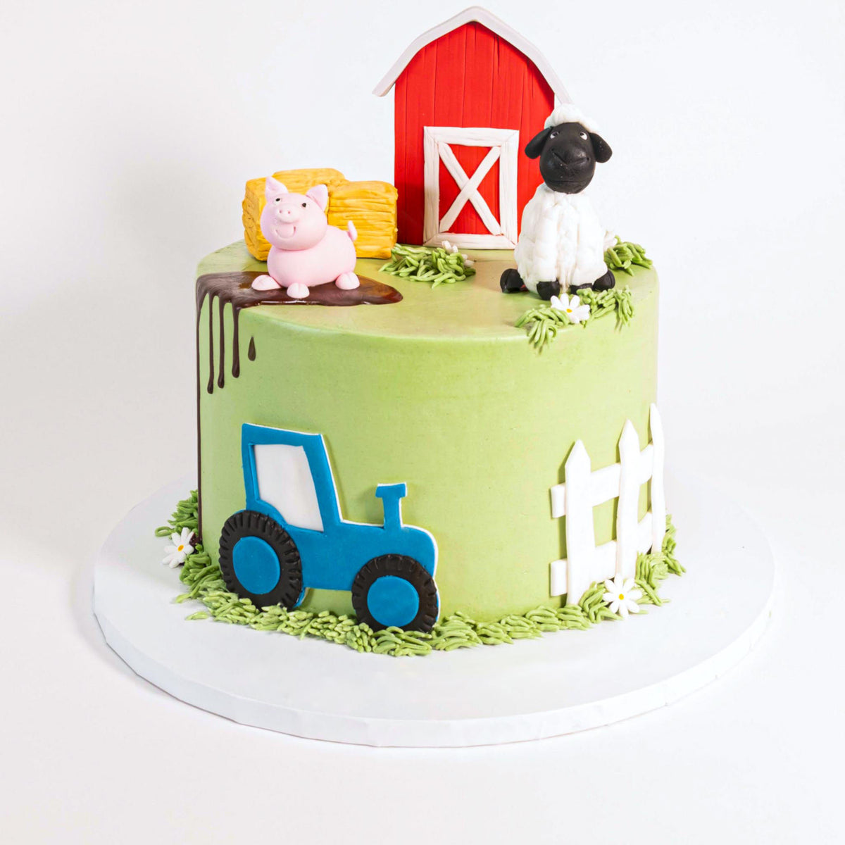 Ranch Cake Ideas Farm Theme Cake Toppers Set For Farmhouse Party Cake