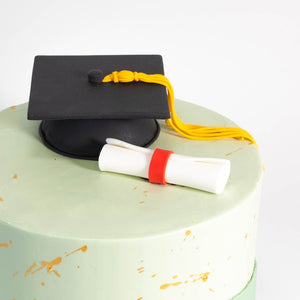 'Free From' Graduation Cake