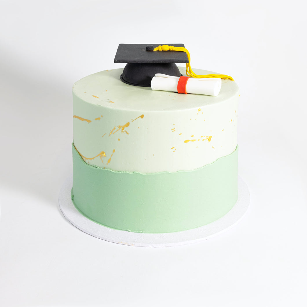 'Free From' Graduation Cake