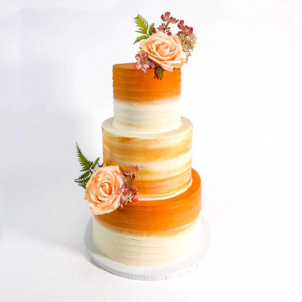 Ombré Wedding Cake