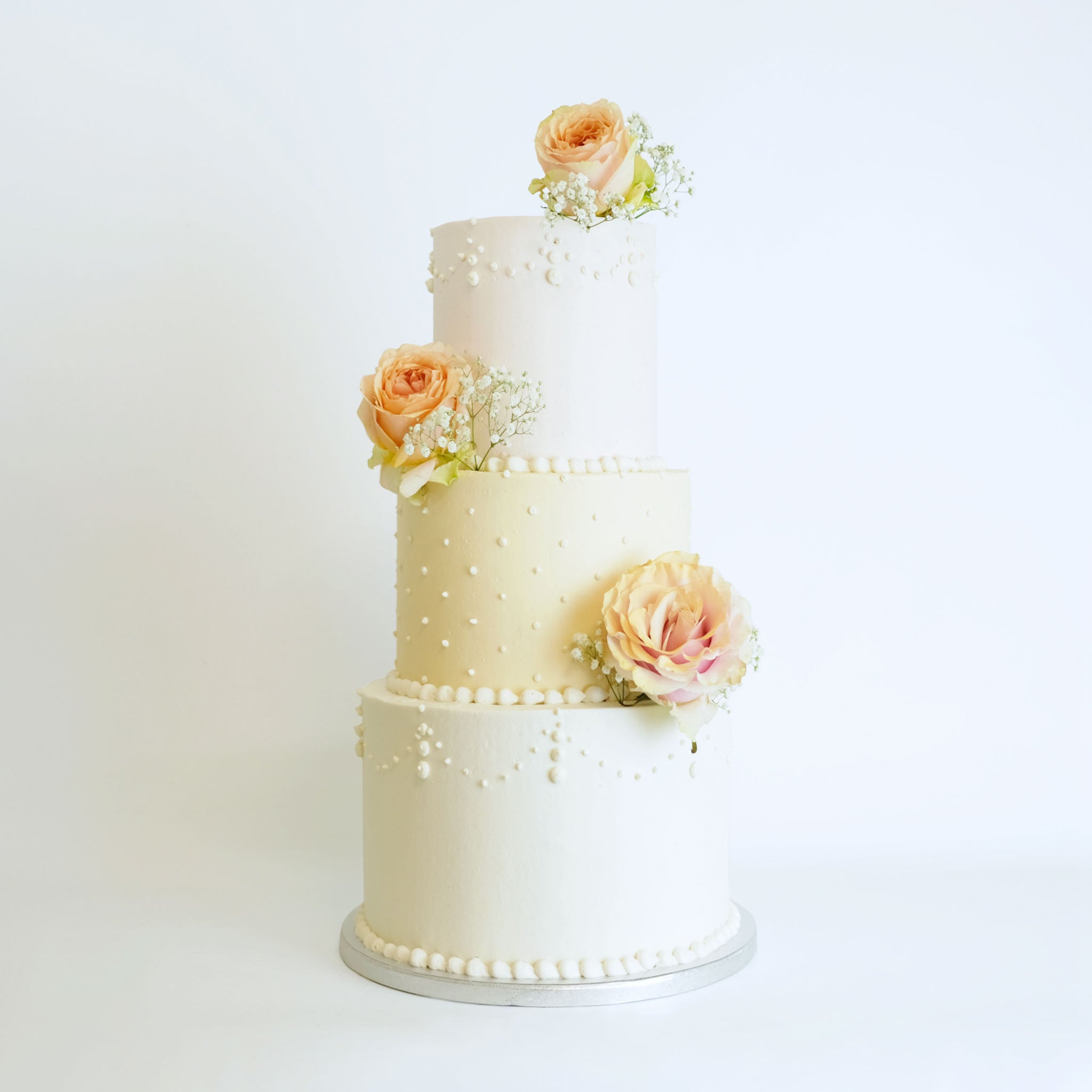 Elegant White Two Tier Wedding Cake Stock Photo 1386830096 | Shutterstock