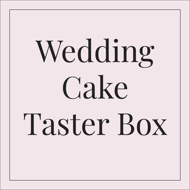 Wedding Cake Taster Box for trying our cake flavours at home
