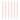 Six blush-pink taper candles, each with a white plastic spike, ideal for cake decoration. Perfect for adding elegance to any celebration.