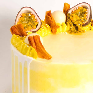 White Chocolate Passionfruit Cake