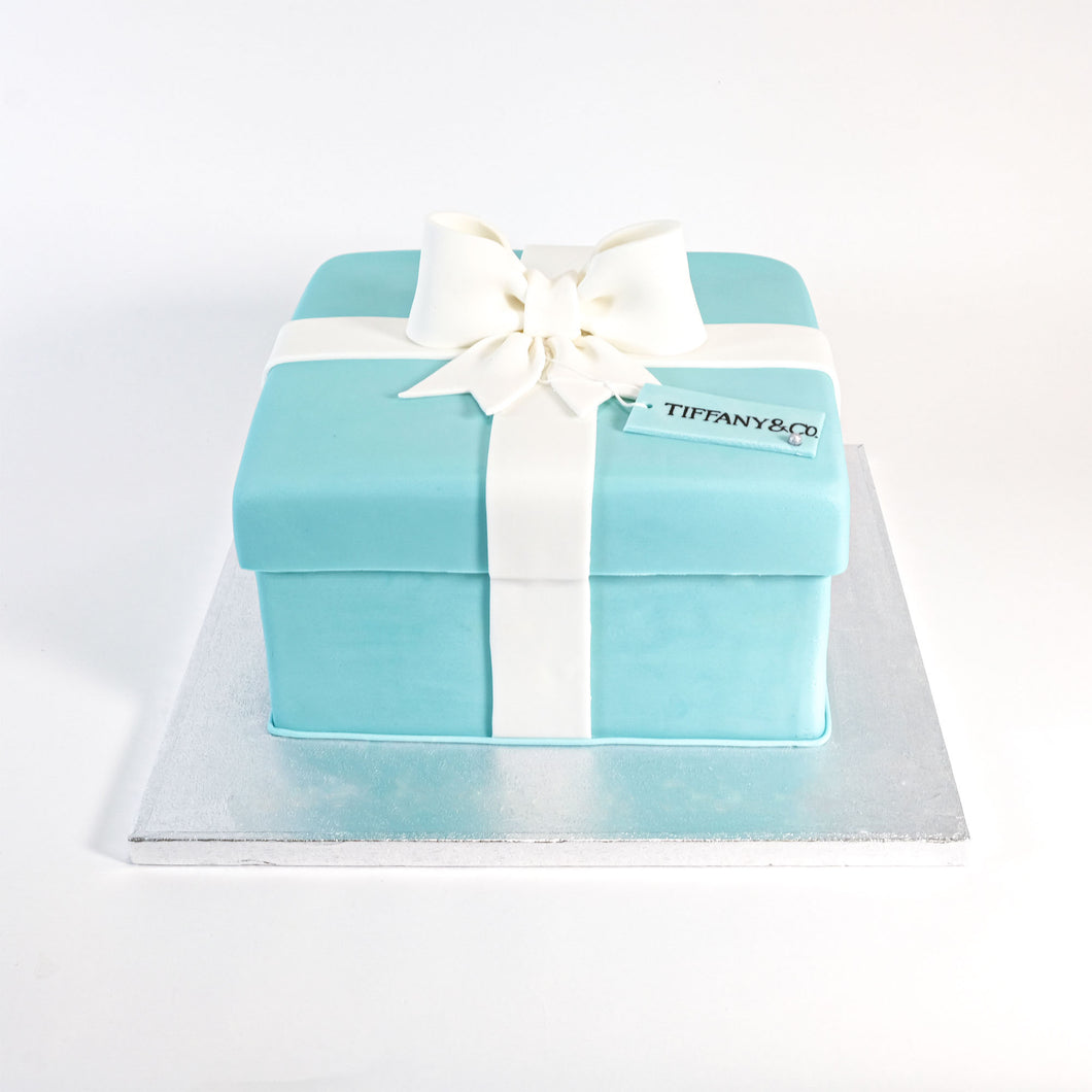 Tiffany & Co Box Cake