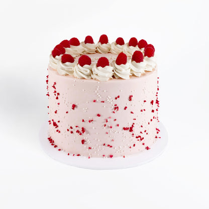 Raspberry White Chocolate Cake