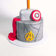 Load image into Gallery viewer, &#39;Free From&#39; Marvel Avengers Cake
