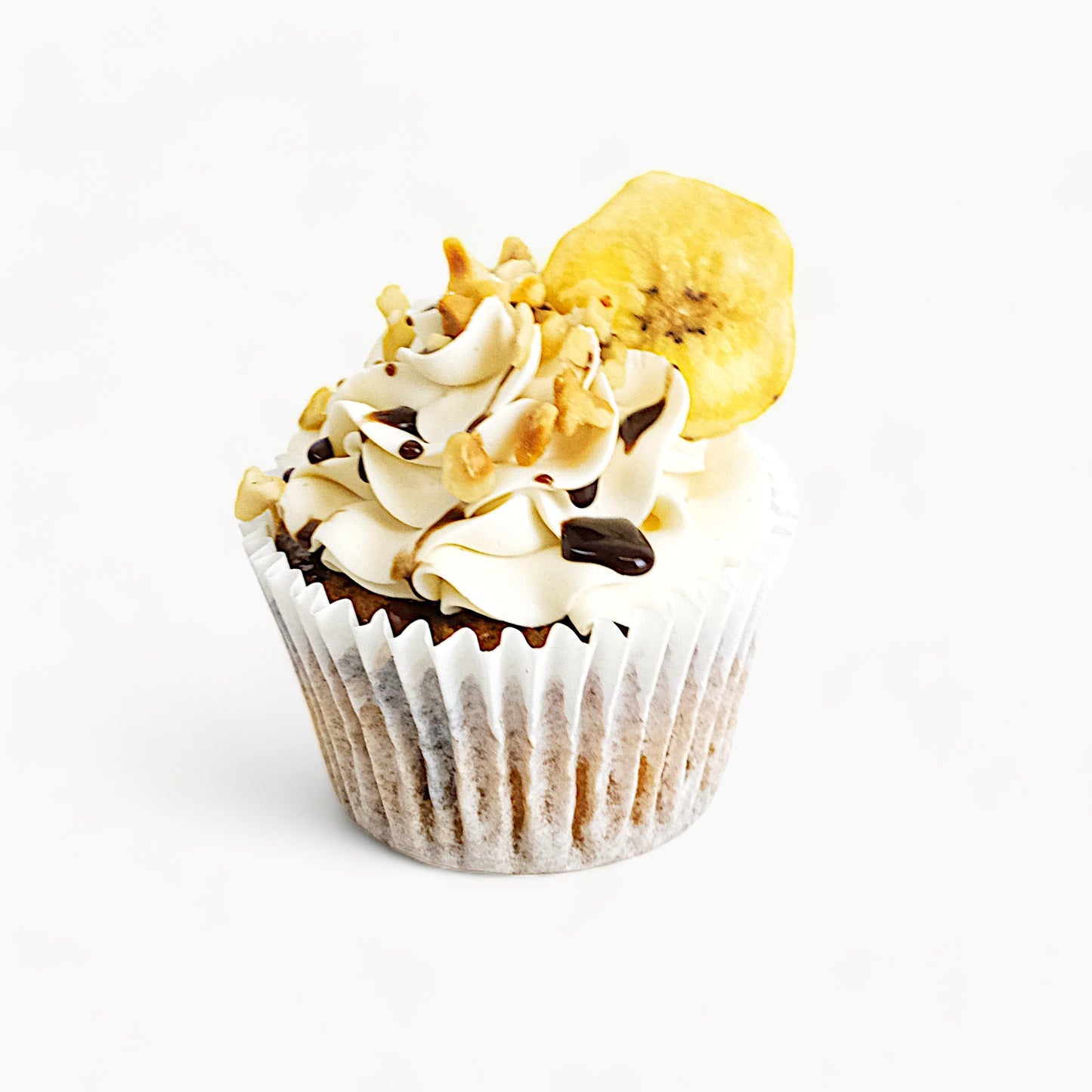 Banana, Chocolate & Hazelnut Cupcakes