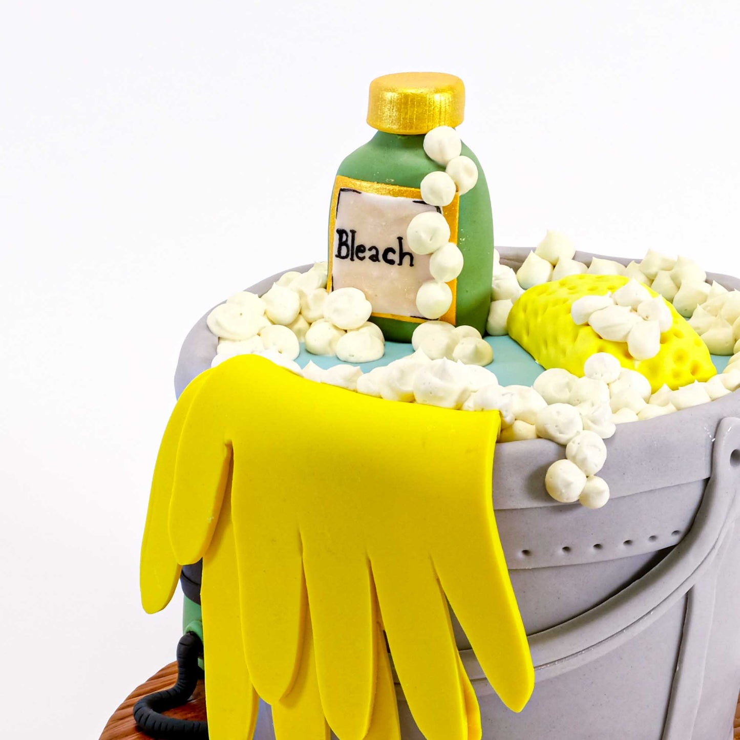 Cleaning Bucket Cake