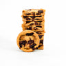 Stack of Sticky Toffee Cookies with date and toffee pieces