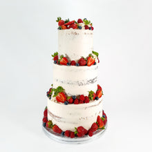 Load image into Gallery viewer, Fresh Berry Wedding Cake
