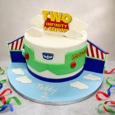 Toy Story Buzz Lightyear second birthday cake