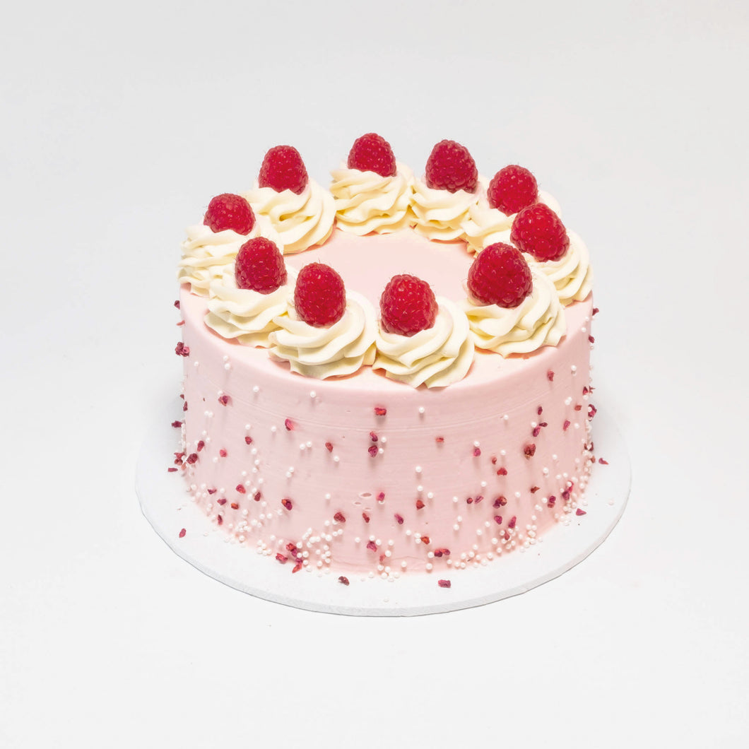 Mini Raspberry White Chocolate Cake