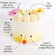 Load image into Gallery viewer, &#39;Free From&#39; Pina Colada Cake
