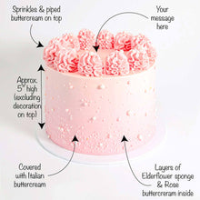 Load image into Gallery viewer, Rose and Elderflower Cake

