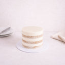 6 inch undecorated sheet cake, serves 18