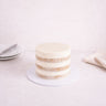6 inch undecorated sheet cake, serves 18