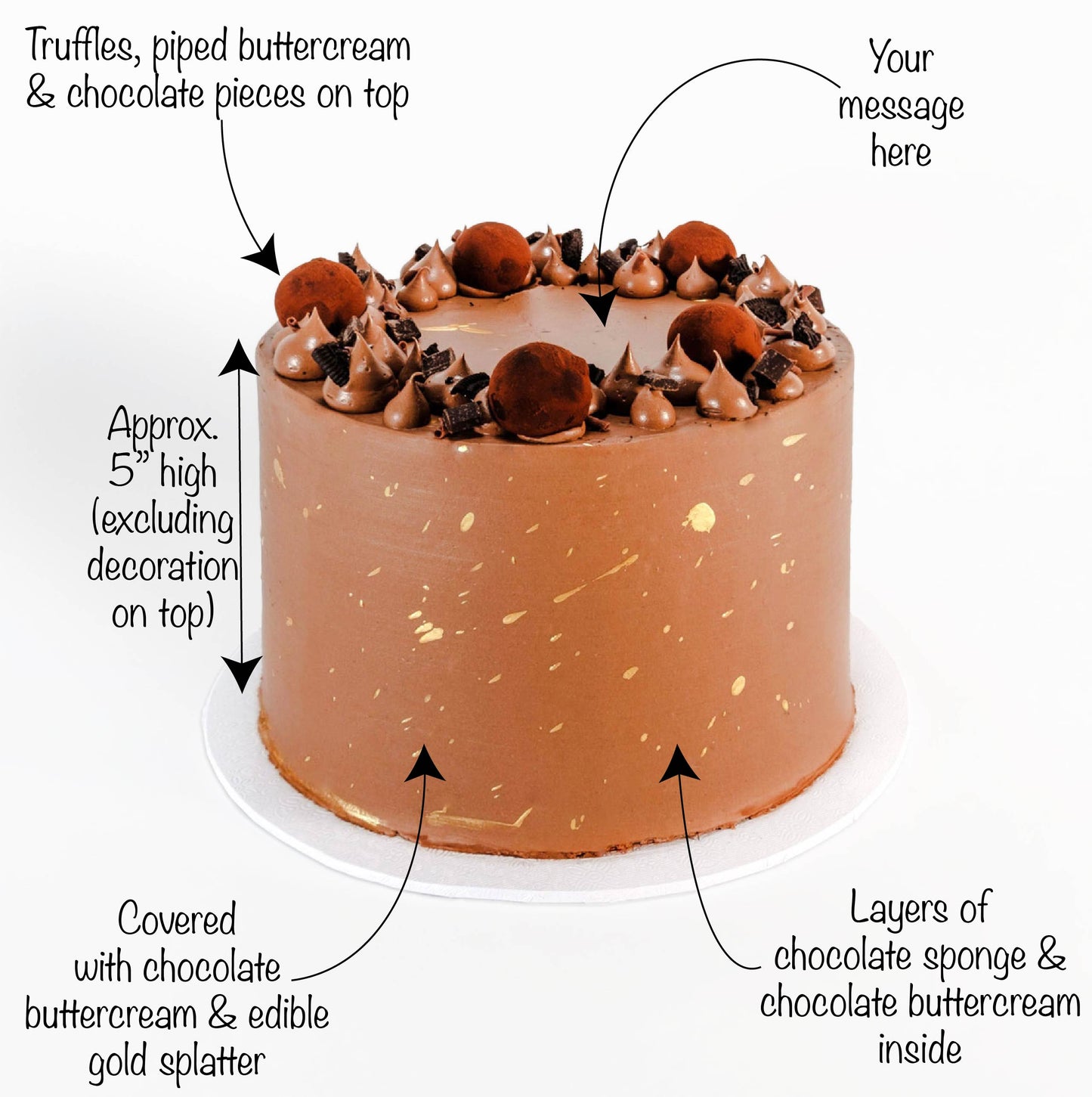 'Free From' Triple Chocolate Cake