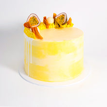 Load image into Gallery viewer, &#39;Free From&#39; White Chocolate Passionfruit Cake (GF)
