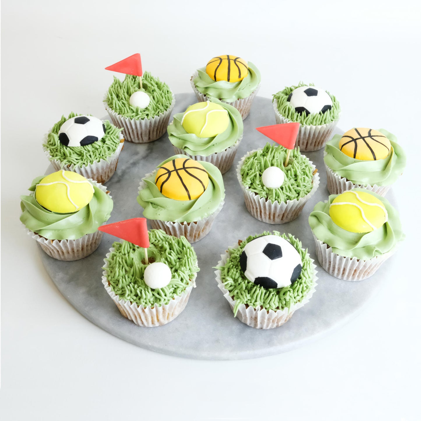 Sports Cupcakes